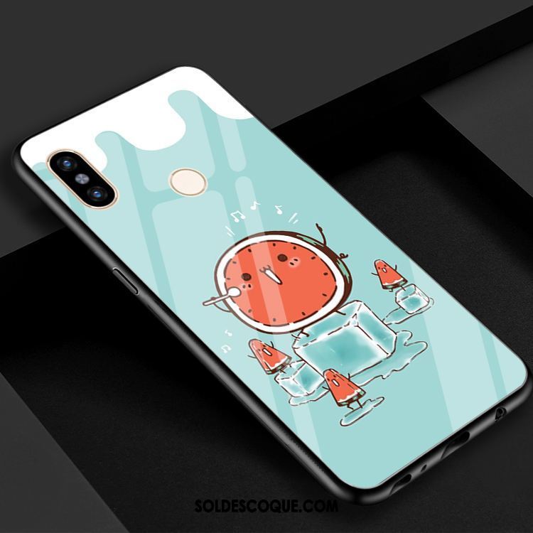 Coque Xiaomi Redmi S2 Pastèque Miroir Verre Trempé Téléphone Portable Frais France