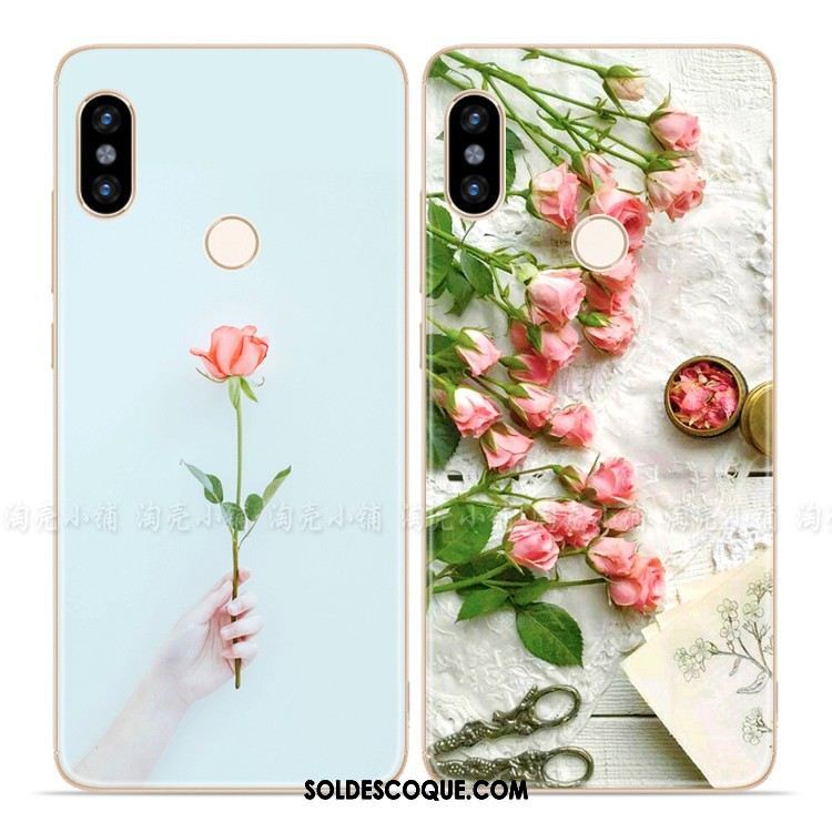 Coque Xiaomi Redmi S2 Rose Petit Incassable Simple Art En Vente