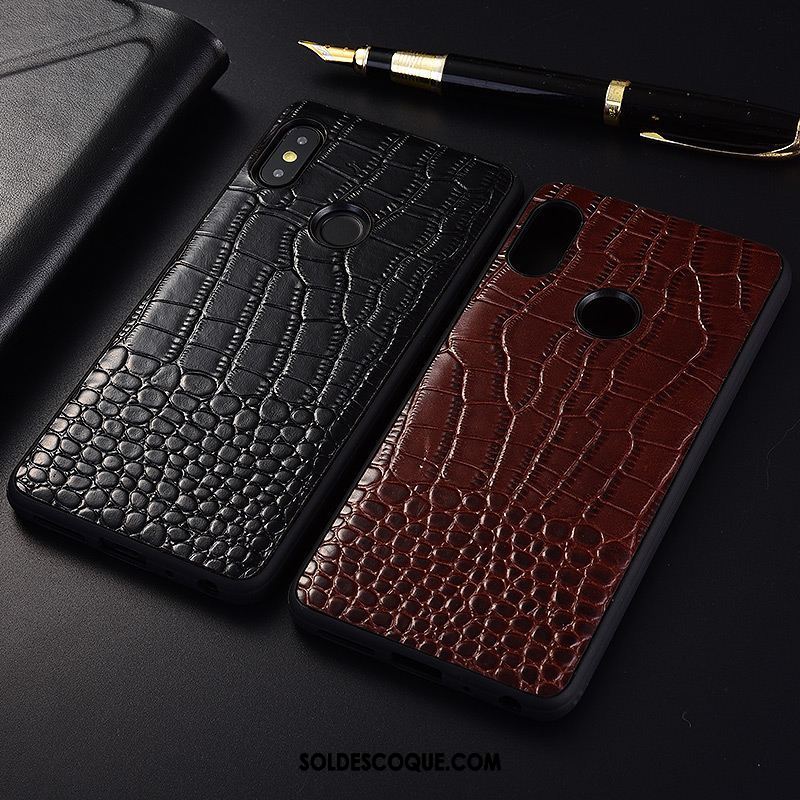 Coque Xiaomi Redmi S2 Rouge Téléphone Portable Marque De Tendance Noir Créatif Pas Cher