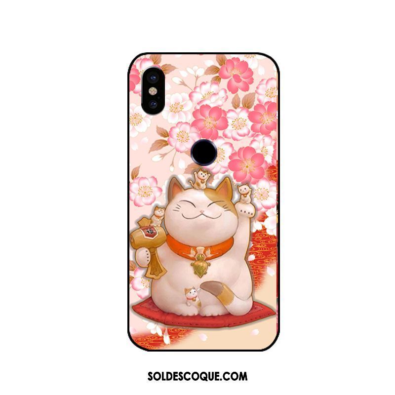 Coque Xiaomi Redmi S2 Rouge Téléphone Portable Richesse Personnalité Rose Soldes