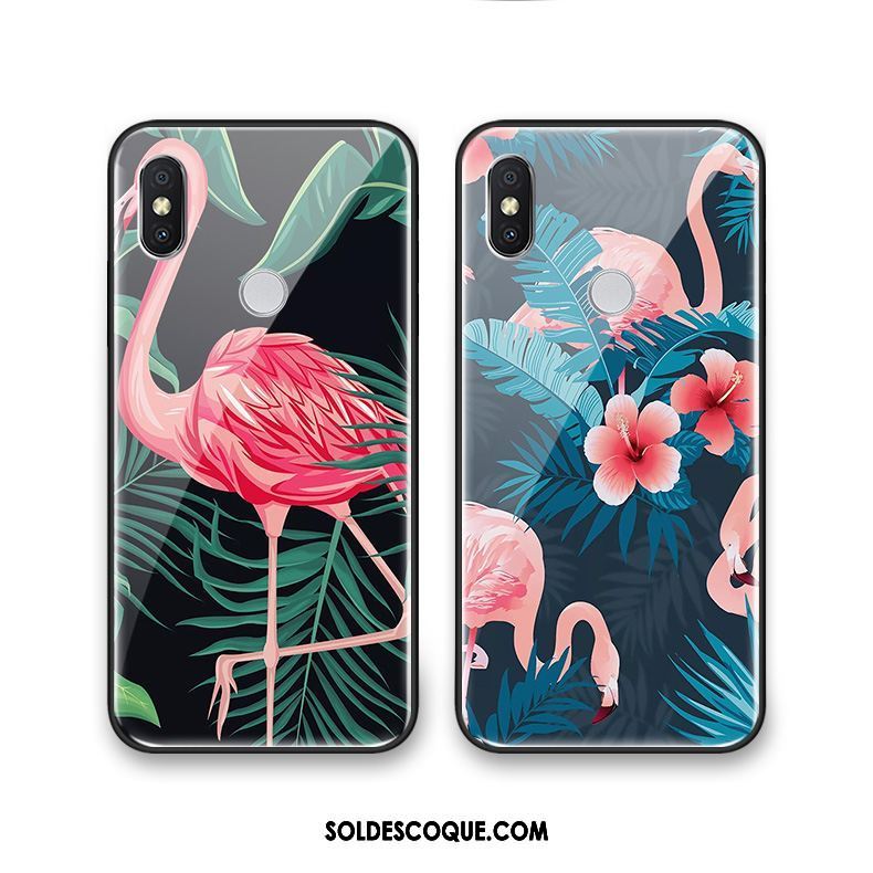 Coque Xiaomi Redmi S2 Silicone Rouge Art Verre Europe Pas Cher