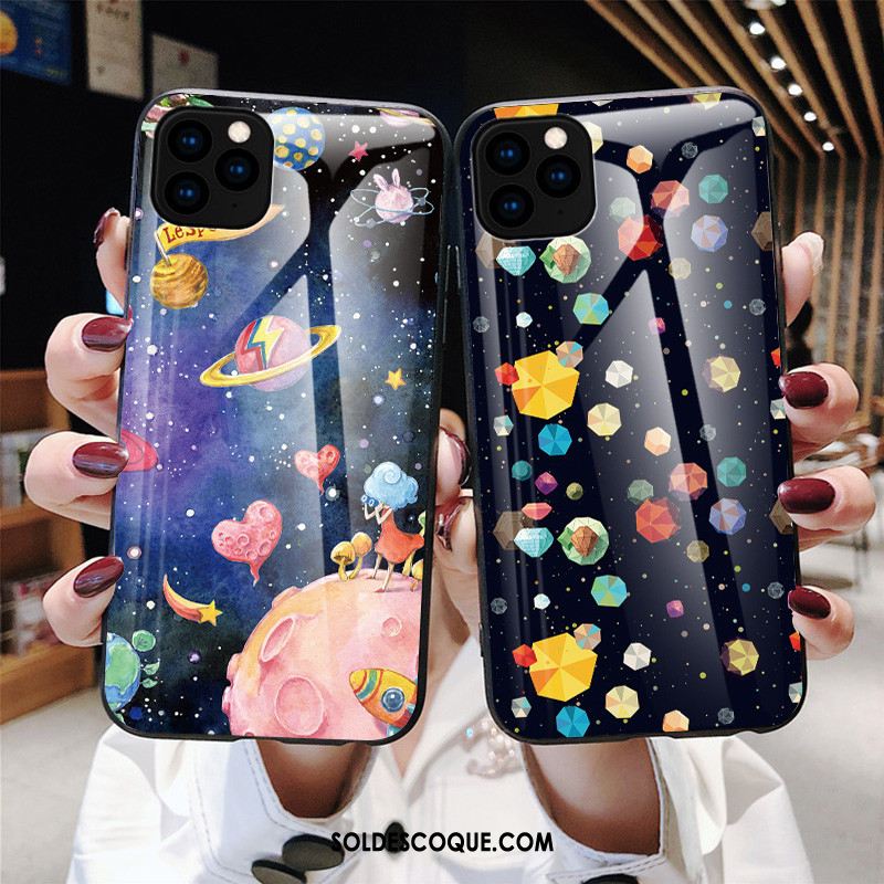 Coque iPhone 11 Pro Ciel Étoilé Incassable Téléphone Portable Dessin Animé Marque De Tendance Pas Cher