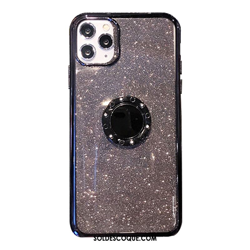 Coque iPhone 11 Pro Max Incassable Luxe Noir Rose Tout Compris Pas Cher