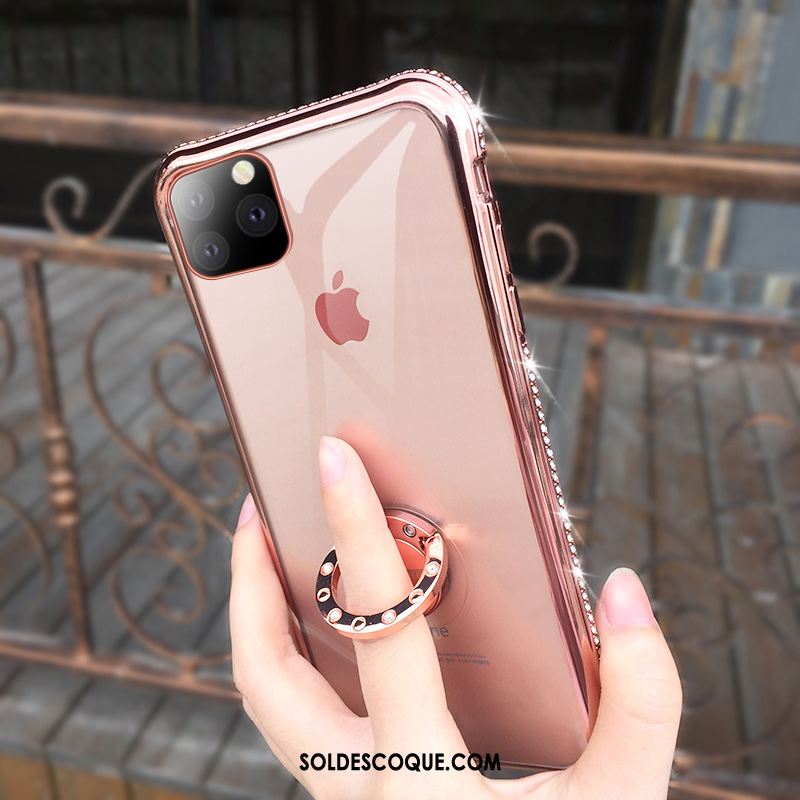 Coque iPhone 11 Pro Max Marque De Tendance Incassable Téléphone Portable Support Fluide Doux Pas Cher