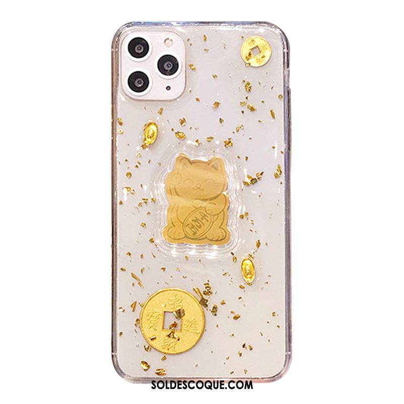 Coque iPhone 11 Pro Max Or Fluide Doux Amoureux Incassable Tout Compris En Vente