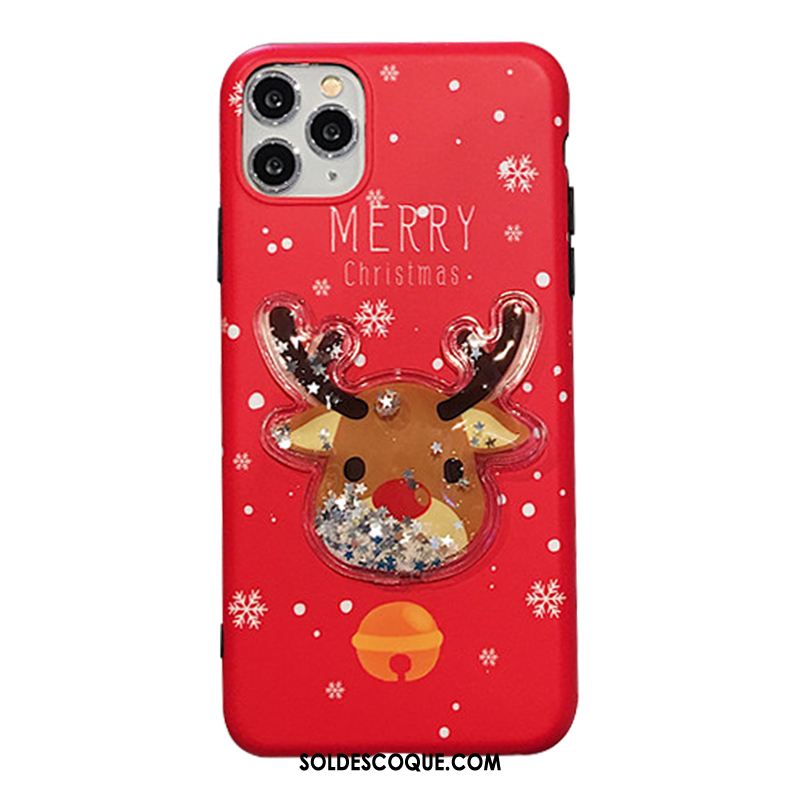 Coque iPhone 11 Pro Max Ours Décompression Elk Téléphone Portable Noël Soldes