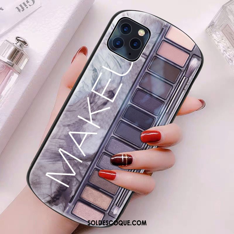 Coque iPhone 11 Pro Max Rond Verre Tout Compris Cœur Téléphone Portable Pas Cher