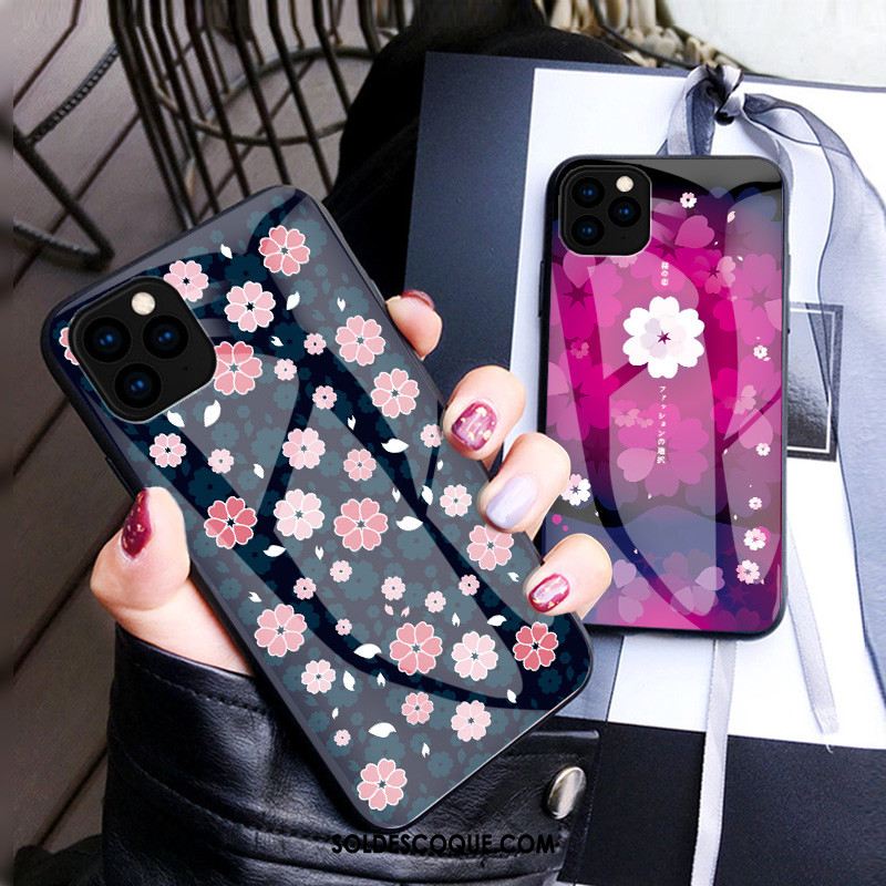 Coque iPhone 11 Pro Noir Incassable Sakura Étui Téléphone Portable En Vente