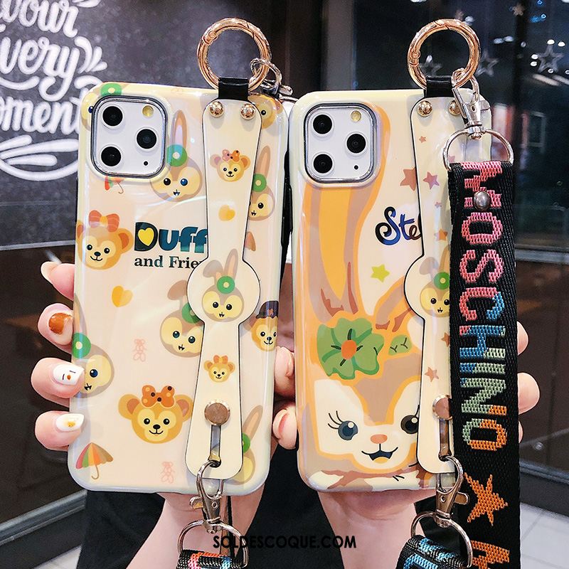 Coque iPhone 11 Pro Silicone Créatif Lapin Téléphone Portable Marque De Tendance Housse Pas Cher