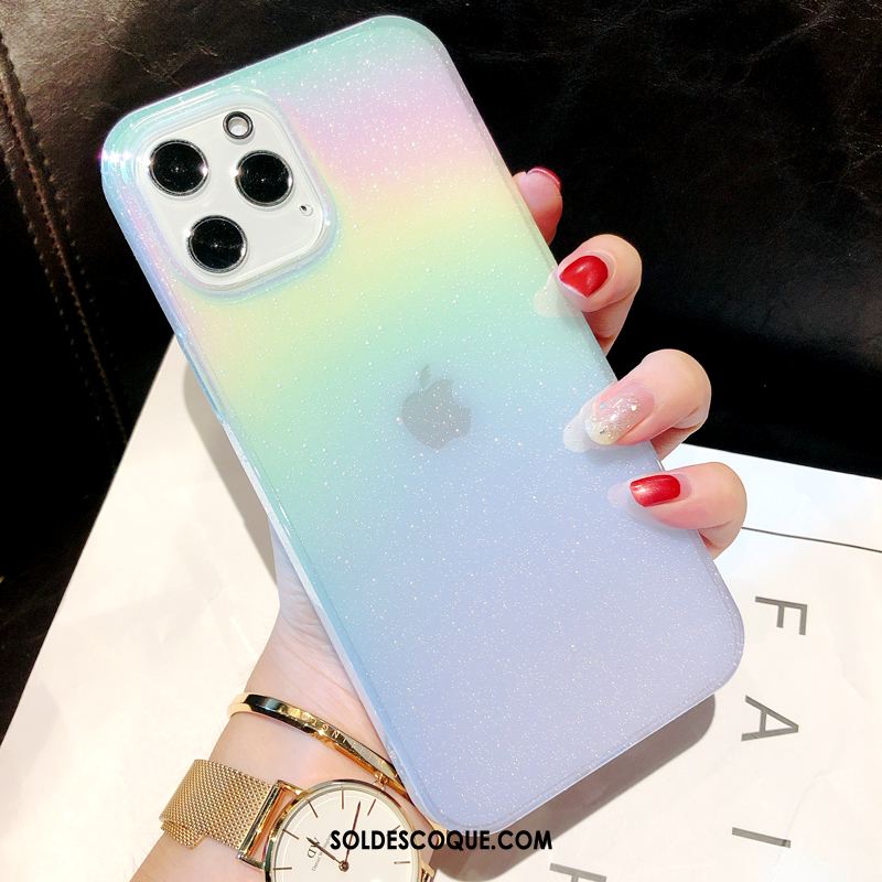 Coque iPhone 12 Mini Mini Nouveau Coloré Incassable Bleu Soldes