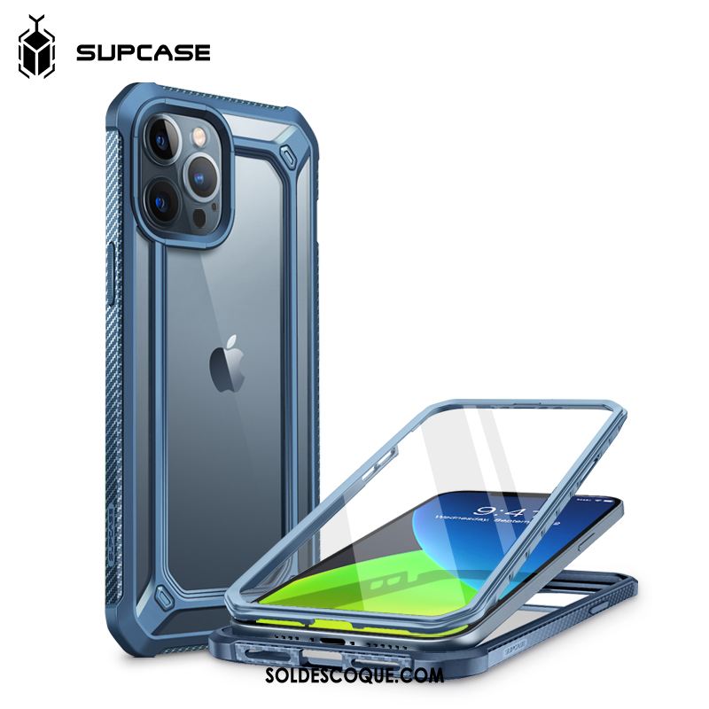 Coque iPhone 12 Pro Bleu Silicone Tendance Difficile Personnalité Housse En Ligne