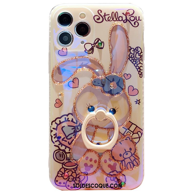 Coque iPhone 12 Pro Max Support Anneau Une Agrafe Lapin Téléphone Portable En Ligne