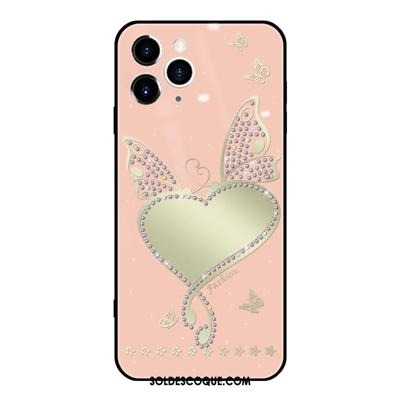 Coque iPhone 12 Pro Max Verre Tout Compris Protection Étui Rose En Ligne