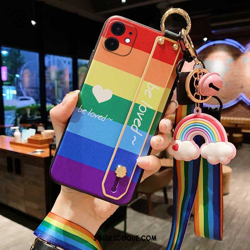 Coque iPhone 12 Étui Nouveau Incassable Arc En Ciel Tout Compris En Vente