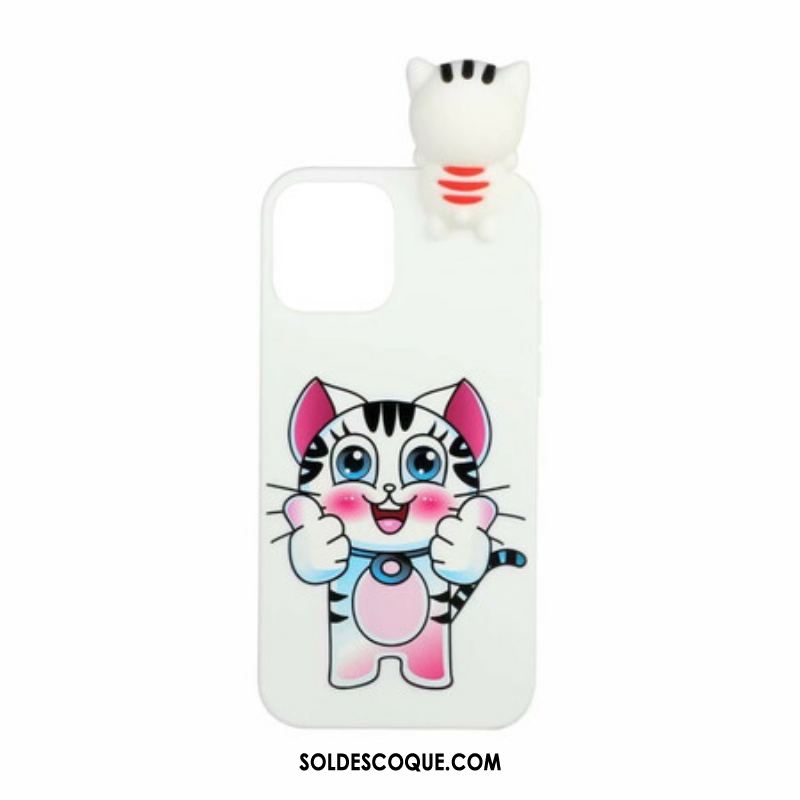 Coque iPhone 13 Mini 3D Chat Fun