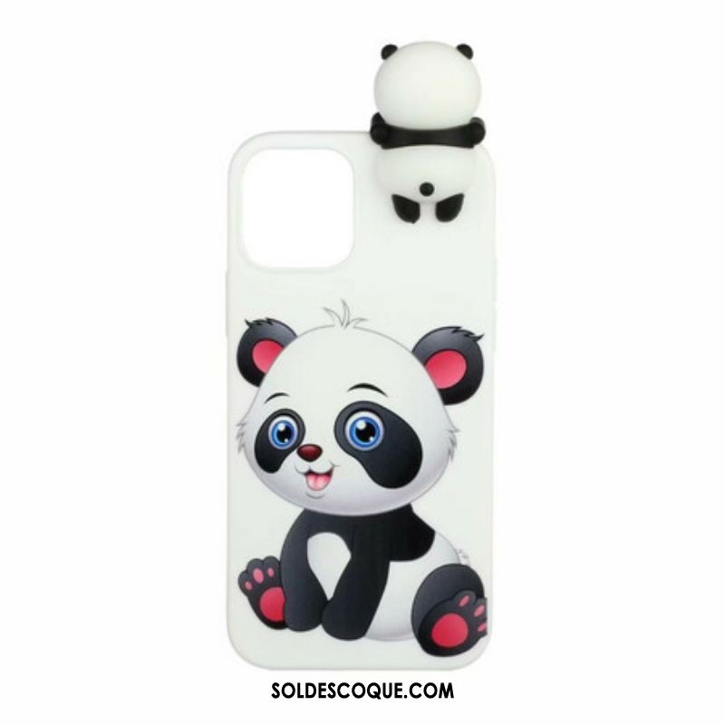 Coque iPhone 13 Mini 3D Mignon Panda