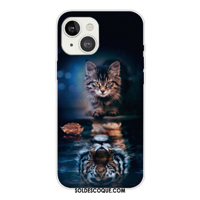 Coque iPhone 13 Mini Mon Tigre