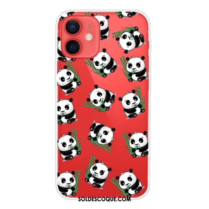 Coque iPhone 13 Mini Petits Pandas