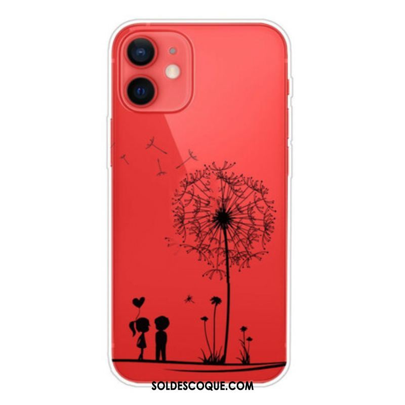 Coque iPhone 13 Mini Pissenlit Love