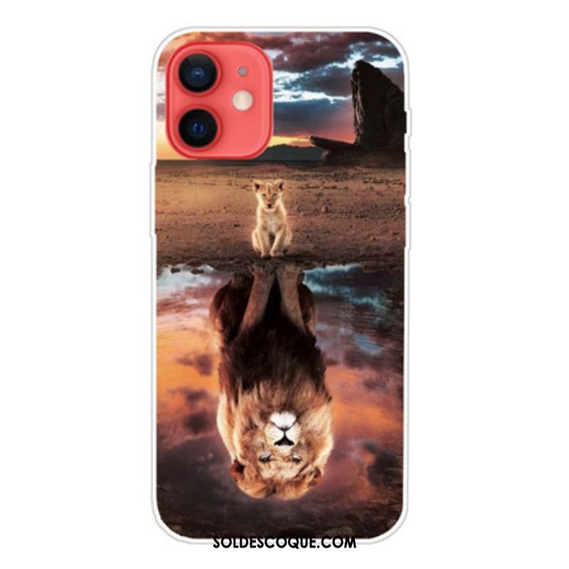 Coque iPhone 13 Mini Rêve de Lionceau