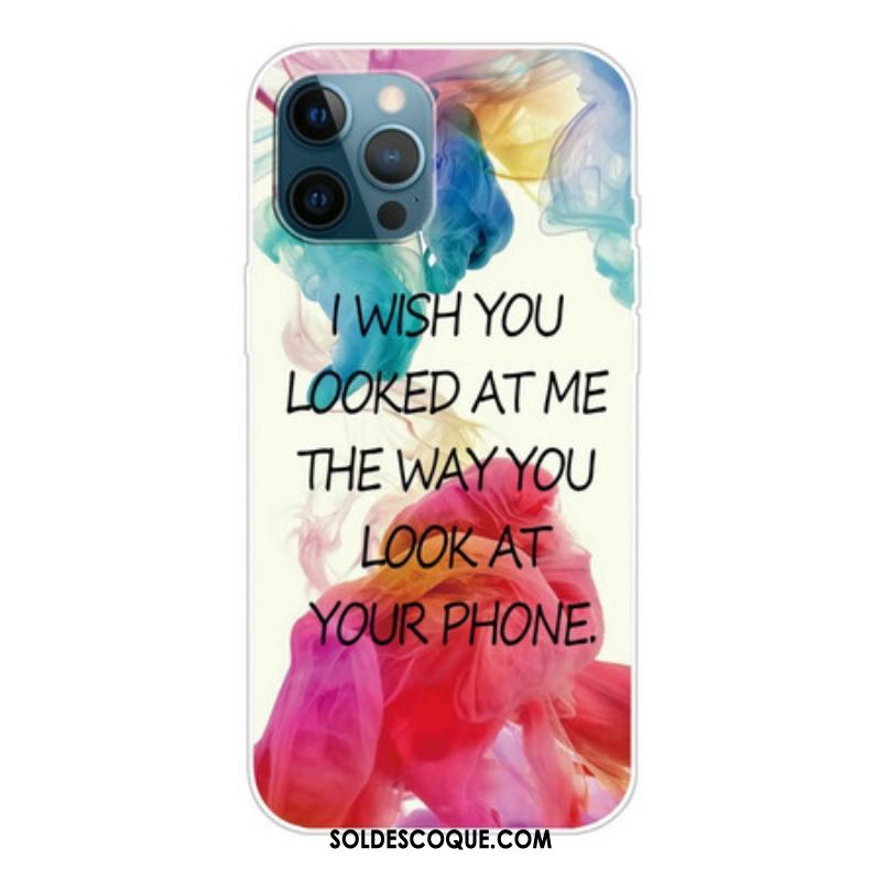 Coque iPhone 13 Pro I Wish You Looked At Me