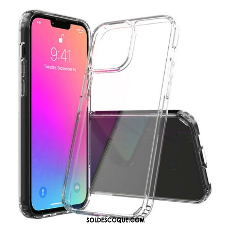 Coque iPhone 13 Pro Max Hybride Transparente