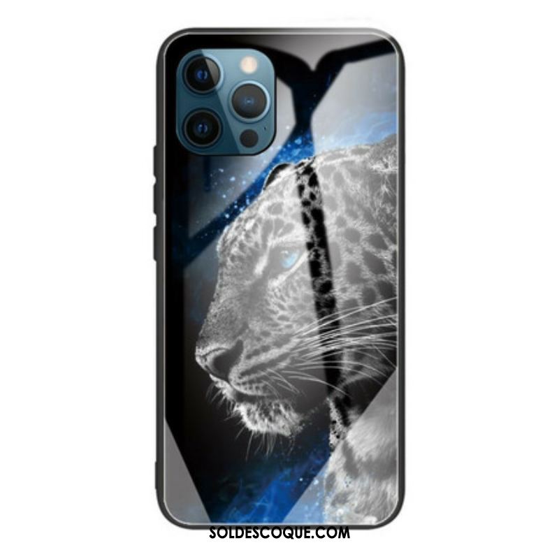 Coque iPhone 13 Pro Max Verre Trempé Face de Félin