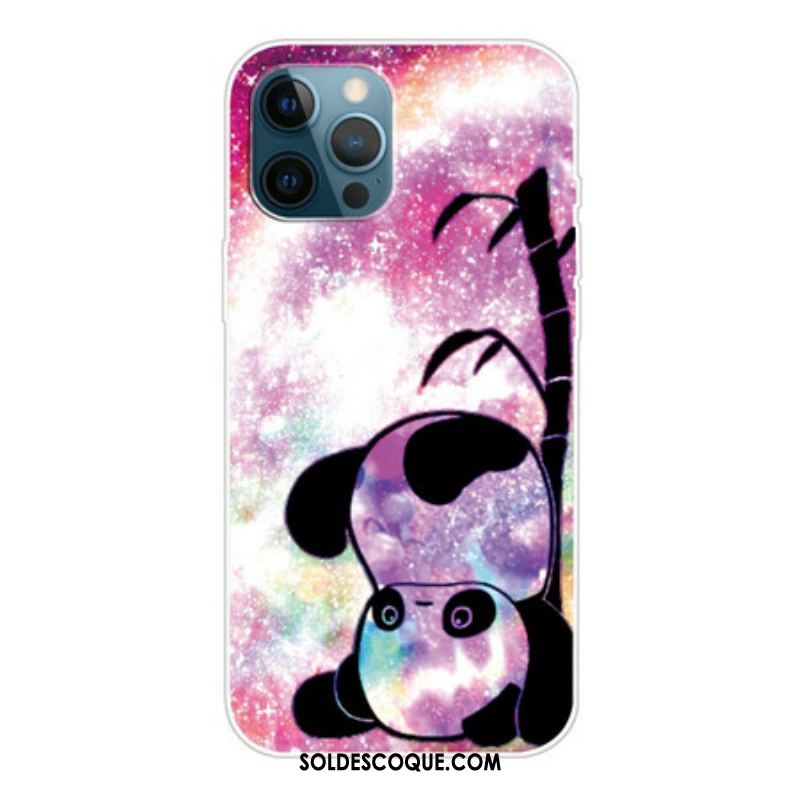 Coque iPhone 13 Pro Panda et Bambou