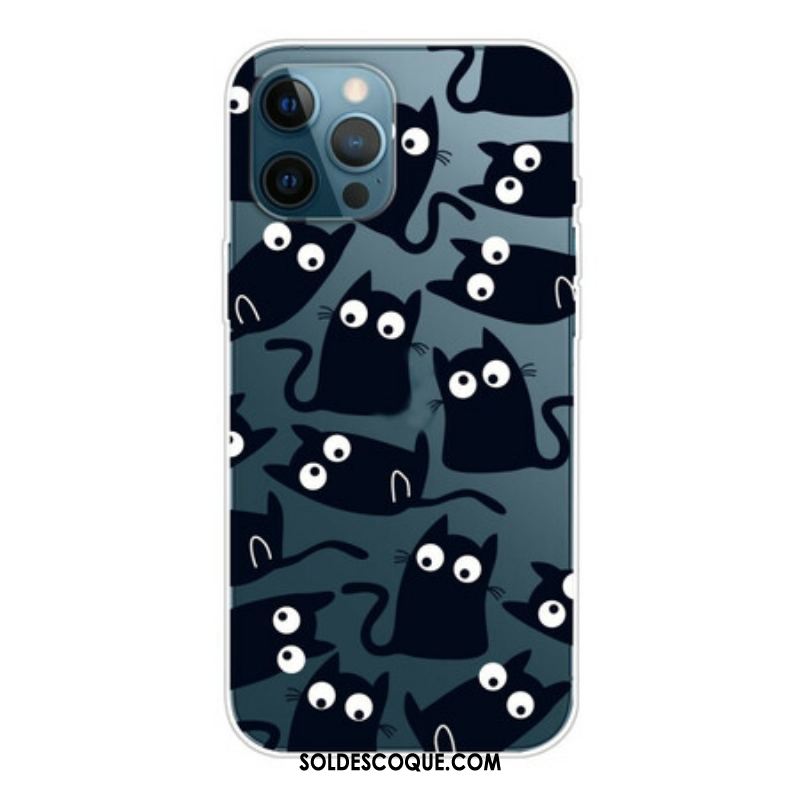 Coque iPhone 13 Pro Souris Noires