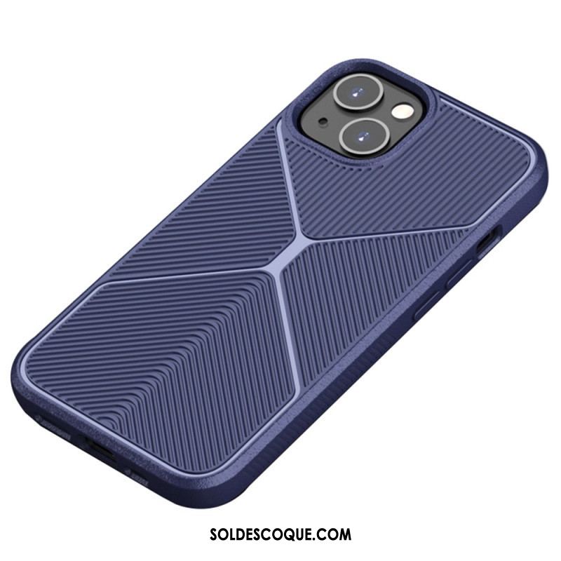 Coque iPhone 14 Antidérapante X Design