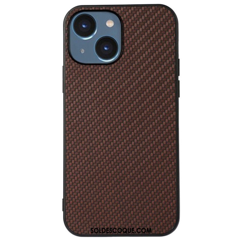 Coque iPhone 14 Plus Texture Fibre Carbone