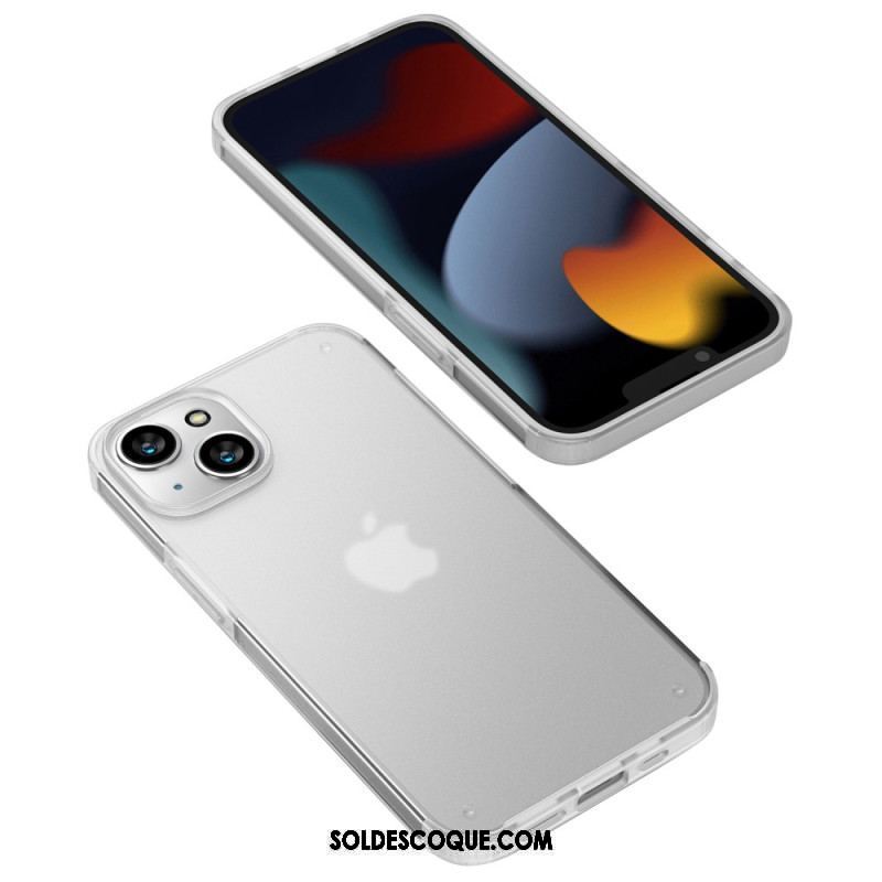 Coque iPhone 14 Plus Translucide Rebords Silicone