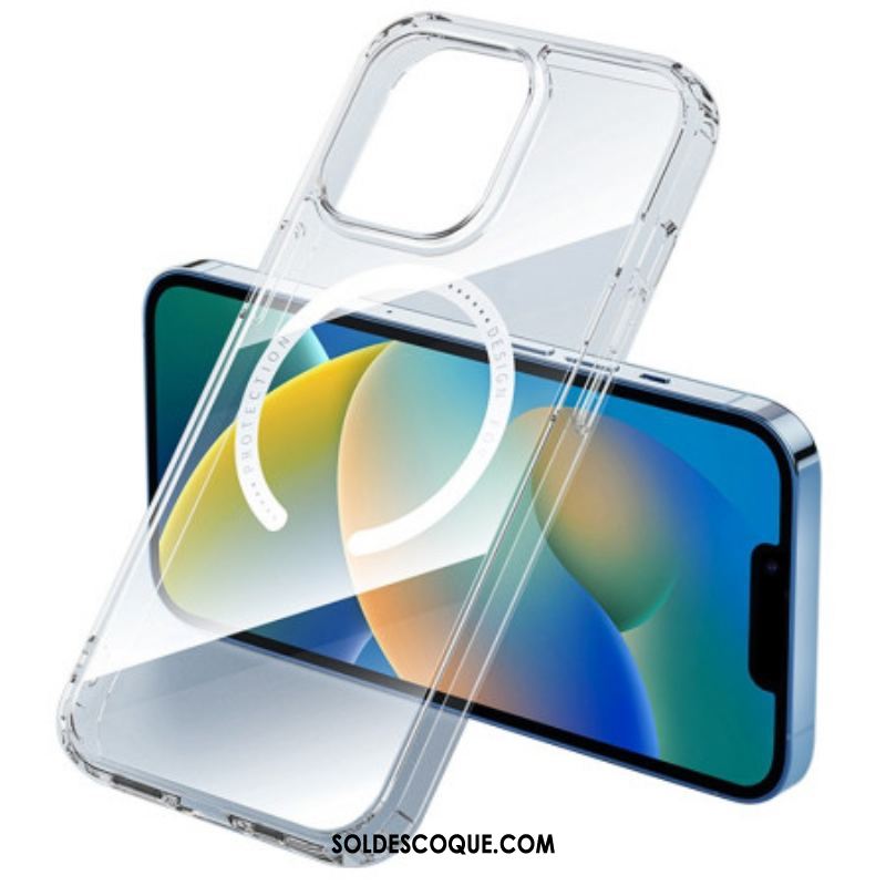Coque iPhone 14 Plus Transparente Compatible MagSafe ROOK