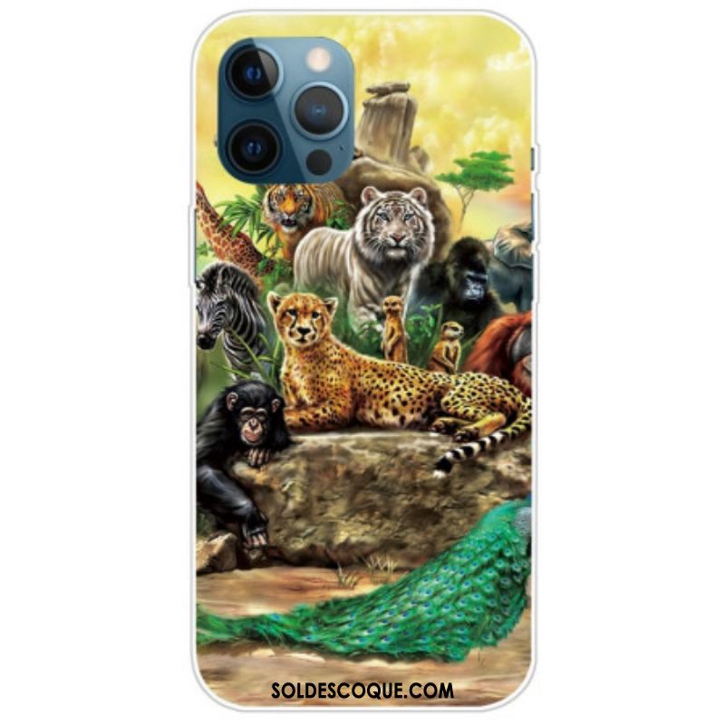 Coque iPhone 14 Pro Max Animaux Safari