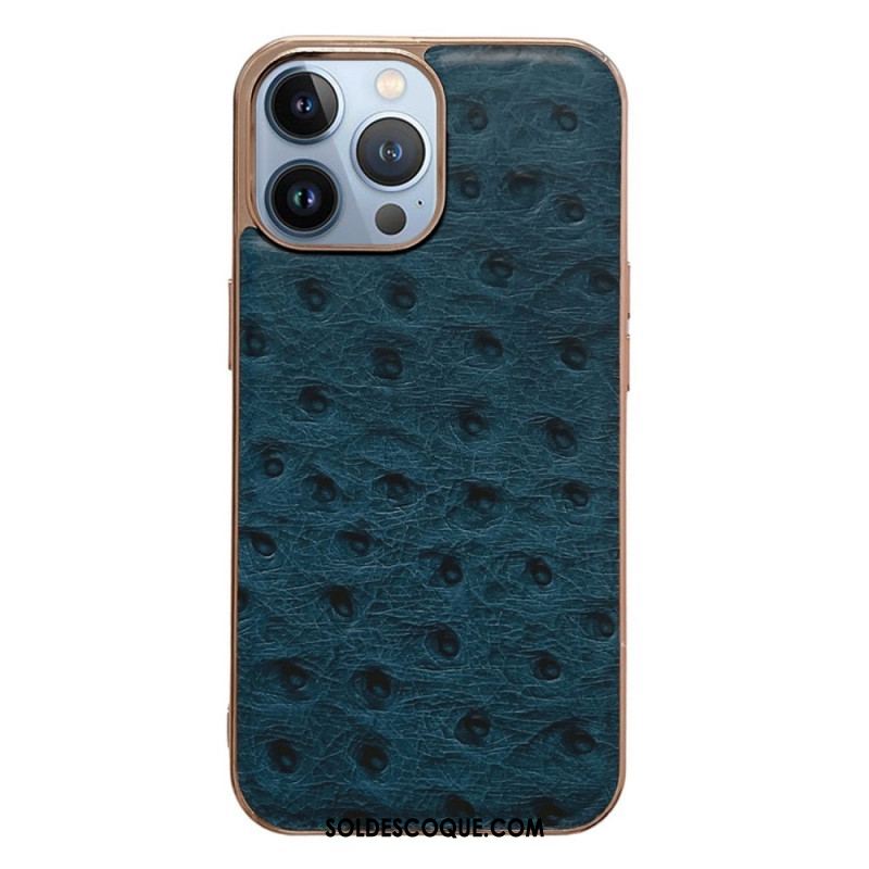 Coque iPhone 14 Pro Max Cuir Véritable Texturé