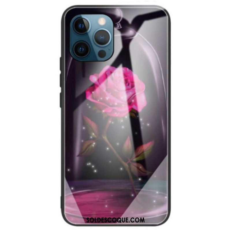 Coque iPhone 14 Pro Max Verre Trempé Rose