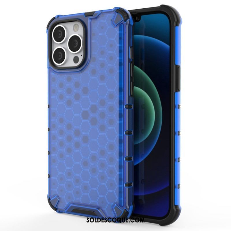 Coque iPhone 14 Pro Style Nid d'Abeille