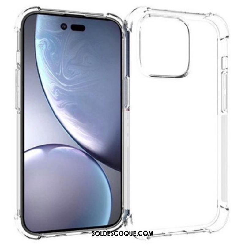 Coque iPhone 14 Pro Transparente Coins Renforcés