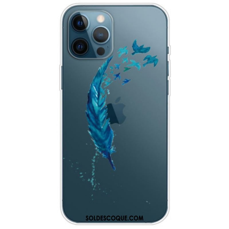 Coque iPhone 14 Pro Transparente Plume