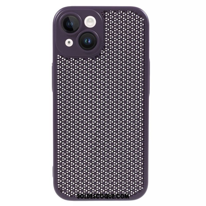 Coque iPhone 15 Plus Nid d'Abeille avec Protecteur Appareil Photo