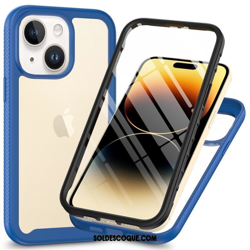 Coque iPhone 15 Plus Transparente avec Film pour Écran