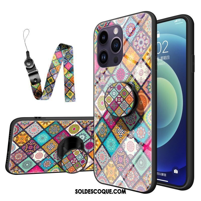 Coque iPhone 15 Pro Max Patchwork