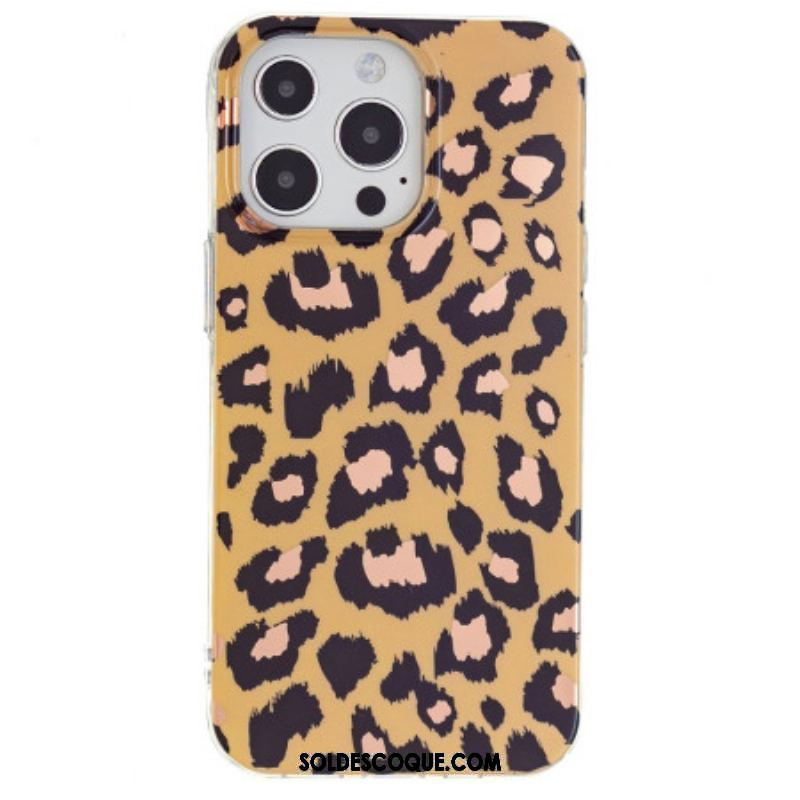 Coque iPhone 15 Pro Motif Léopard