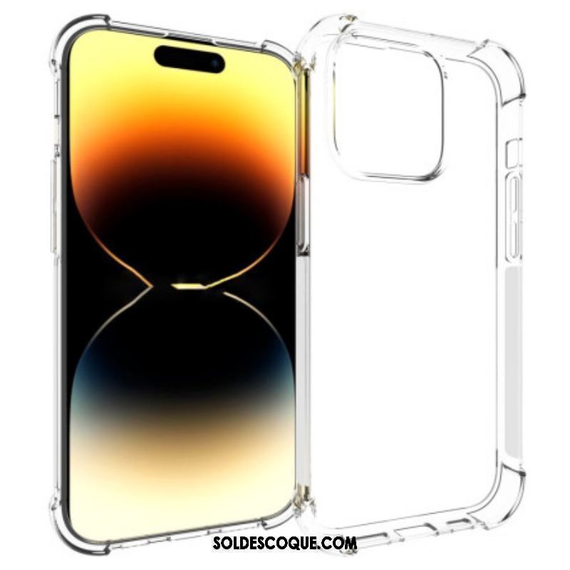 Coque iPhone 15 Pro Transparente avec Coins Renforcés