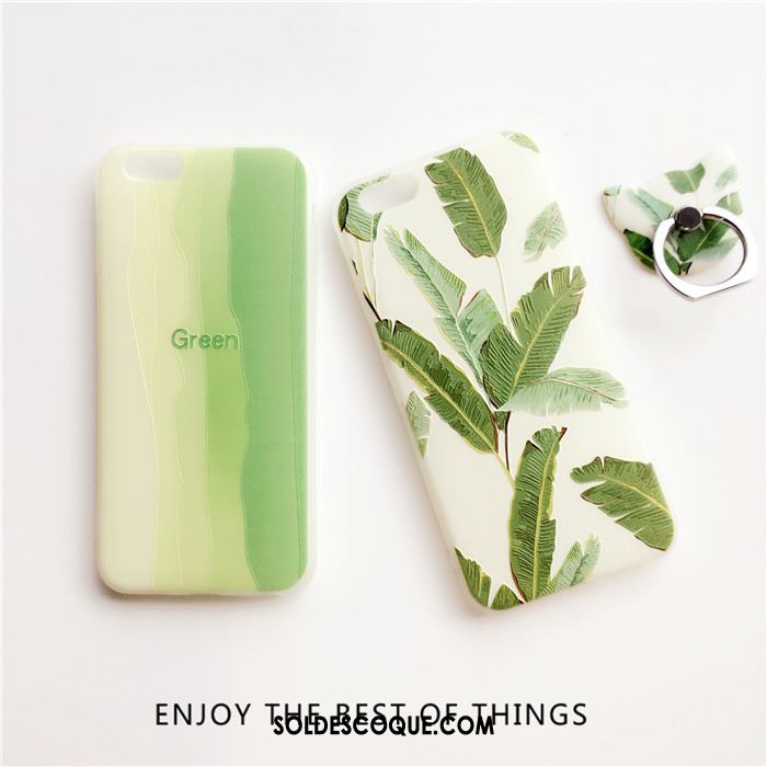 Coque iPhone 5 / 5s Fluide Doux Incassable Vert Protection Frais Pas Cher