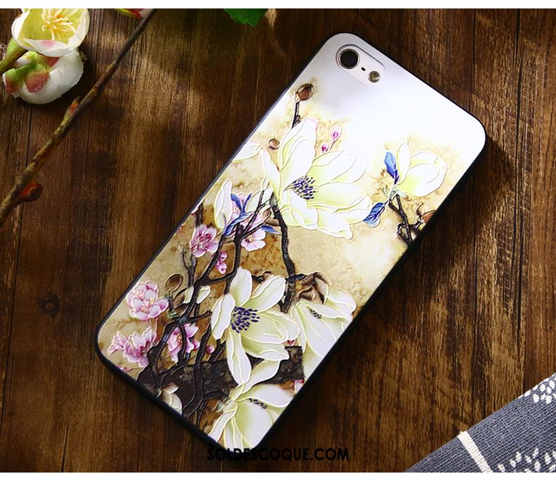 Coque iPhone 5 / 5s Personnalité Incassable Silicone Étui Style Chinois Soldes