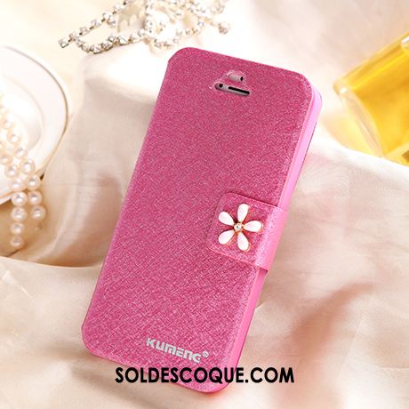 Coque iPhone 5 / 5s Protection Rouge Luxe Clamshell Incassable Pas Cher