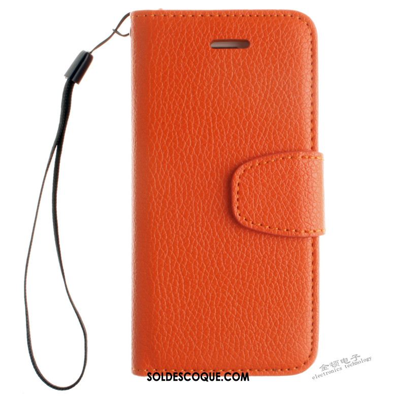 Coque iPhone 5 / 5s Étui Orange Étui En Cuir Incassable Protection Pas Cher