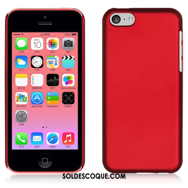 Coque iPhone 5c Simple Couleur Unie Téléphone Portable Très Mince Protection En Ligne