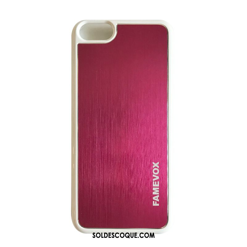 Coque iPhone 5c Téléphone Portable Argent Rouge Simple Protection En Vente